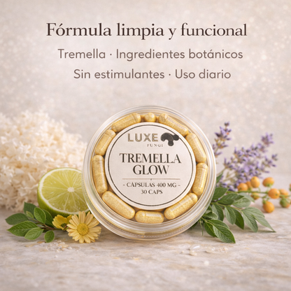 Tremella Glow – Hidratación profunda y piel luminosa desde adentro