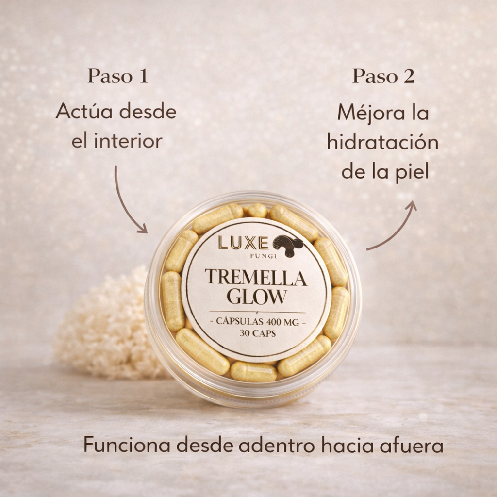 Tremella Glow – Hidratación profunda y piel luminosa desde adentro
