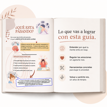 GUIA PARA BAJAR LA ANSIEDAD Y EL RUIDO MENTAL (Libro Digital)