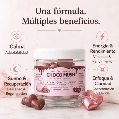 🍫 ChocoMush — El chocolate que te da foco, energía y calma