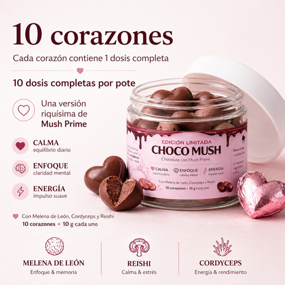 🍫 ChocoMush — El chocolate que te da foco, energía y calma