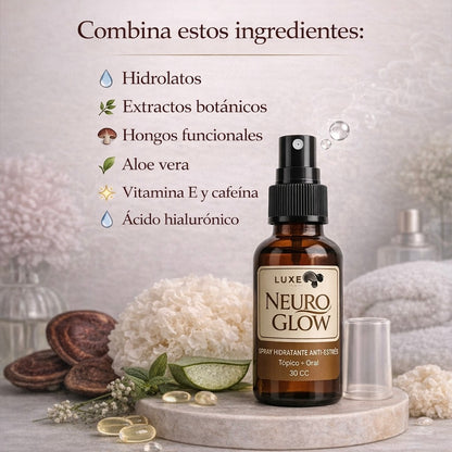 NeuroGlow – Hidratación + Shot de frescura 🌬️