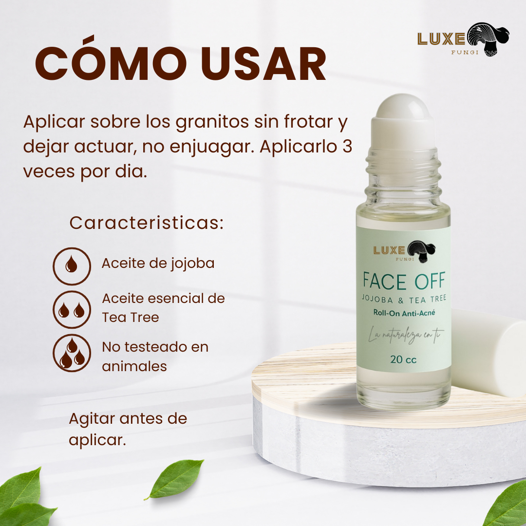 FACE OFF Anti acné - Luxe Fungi 20cc