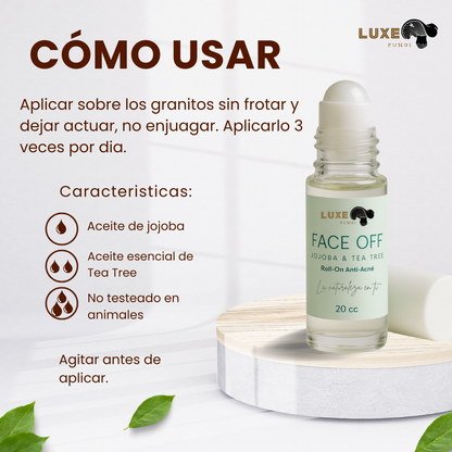 FACE OFF Anti acné - Luxe Fungi 20cc