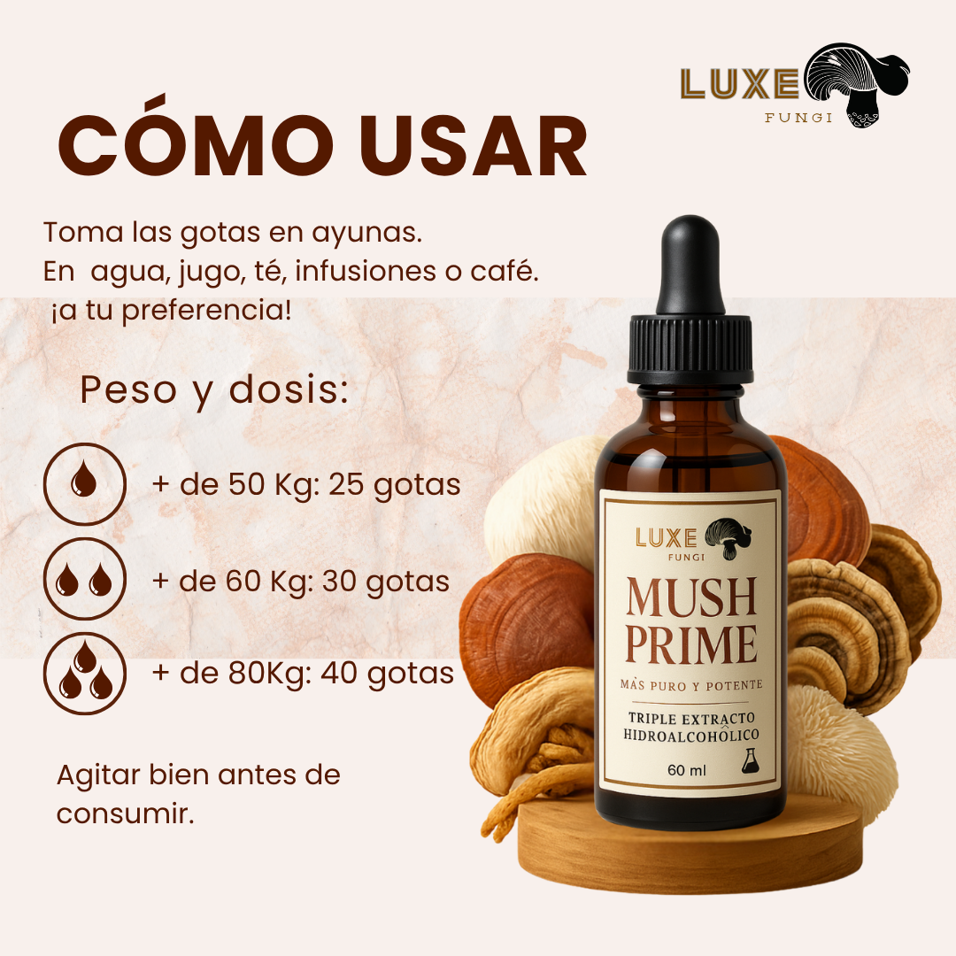 MUSH PRIME Anti Estrés - Luxe Fungi 60ml